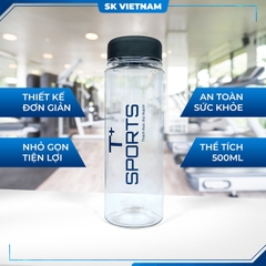 T+Sports Chai nhựa trong suốt