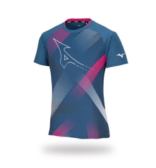 Áo cầu lông Mizuno VM Trắng-Đen