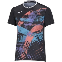 Áo cầu lông Mizuno VM Trắng-Đen