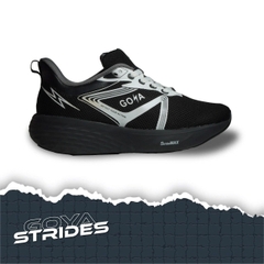 Giày Chạy Bộ GOYA Strides 2-Đen
