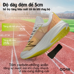 Giày Chạy Bộ Goya Neo kết hợp đế Carbon Cam