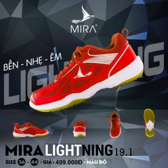 Giày Cầu Lông MIRA LIGHTNING 19.1-Đỏ