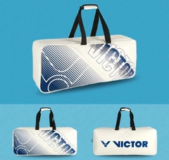 Túi Cầu Lông Victor 6617L - Trắng Xanh Chính Hãng