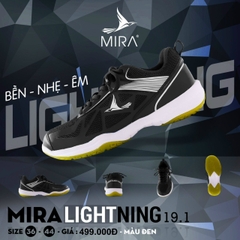 Giày Cầu Lông MIRA LIGHTNING 19.1-Đen