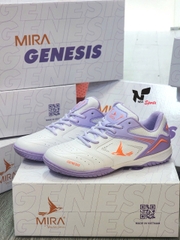 Giày cầu lông Mira GENESIS - Trắng tím