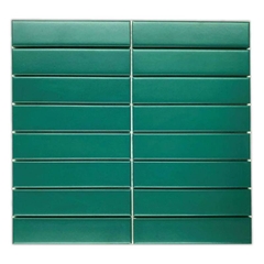 Gạch Mosaic thanh nhỏ xanh lục