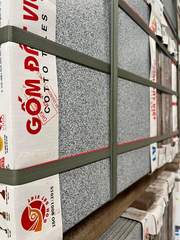 Gạch lát 40x40cm màu ghi chấm nhạt Gốm Đất Việt