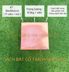 Gạch bát cổ 30x30x5cm Tân Hoàng Kim