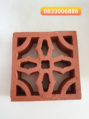 Gạch thông gió Hoa Phượng 20x20x6cm đỏ Viglacera Hạ Long