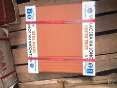 Gạch Bậc thềm 30x30cm đỏ nhạt Viglacera Hạ Long