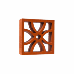 Gạch thông gió Tứ Điệp 20x20x6cm đỏ Viglacera Hạ Long