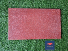 Gạch bậc thềm 30x50cm màu đỏ chấm bi Gốm Đất Việt