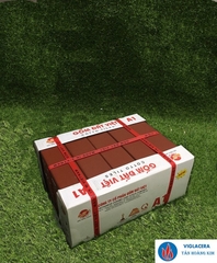 Gạch thẻ 6x24cm màu nâu tráng men Gốm Đất Việt