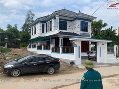 Hoàn thiện nhà 2 tầng mái nhật ở Thị Trấn Thanh Chương