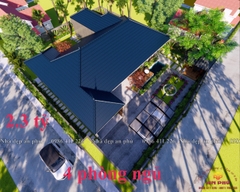 Nhà cấp 4 mái nhật có 4 phòng ngủ nổi bật ở Thị Trấn Nam Đàn