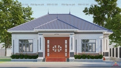Nhà cấp 4 mái nhật có 3 phòng ngủ hiện đại ở Diễn Trường Diễn Châu