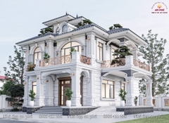 Biệt thự 3 tầng tân cổ quá đẹp ở Thanh Chương Nghệ An
