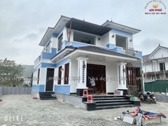 Hoàn thiện mẫu nhà 2 tầng mái nhật ở Hưng Tây Hưng Nguyên Nghệ an