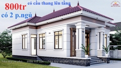 Nhà cấp 4 mái nhật có 2 phòng ngủ quá đẹp !