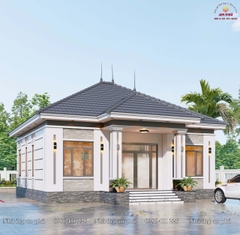 Nhà cấp 4 mái nhật đẹp, hiện đại ở Nghi Phương Nghi Lộc