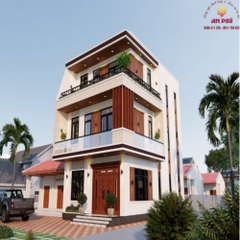 Mẫu nhà phố 3 tầng hiện đại nổi bật ở Diễn Thái, Diễn Châu, Nghệ An