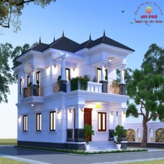 Mẫu Biệt thự 2 tầng tân cổ điển ở Tiến Thủy Quỳnh Lưu, Nghệ An