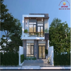 Mẫu Nhà phố 1.5 tầng chi phí 600 triệu