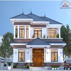 Mẫu Nhà 2 tầng 3 gian ở Thanh Đồng, Thanh Chương, Nghệ An