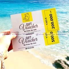 In voucher dịch vụ Spa