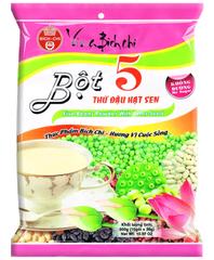 Bột 5 thứ đậu hạt sen (35gr x 10túi /gói) (T10)