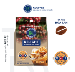 Cà Phê Hòa Tan 3 In 1 K Delight 612 gram (36 gói/túi x 12 túi/thùng)