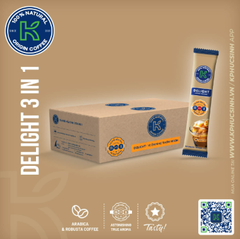 Cà Phê Hòa Tan 3 In 1 K Delight 17 gram x 450 gói/thùng