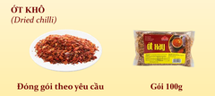 Ớt Khô Xay 100G