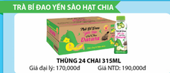 Trà Bí Đao Yến Sào Hạt Chia Datafa (315ml x 24 chai)