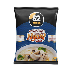 S2 Cheer Cháo Cá Lóc ( 50g / gói )
 10 gói x 3 dây / thùng
