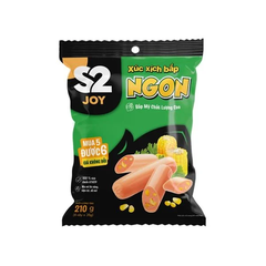 S2 Joy Xúc Xích Dinh Dưỡng Bắp Ngon (gói 6 cây x 35 g)24 gói/ thùng