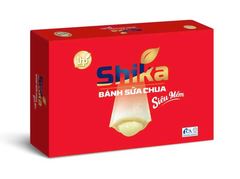 Shika - Bánh sữa chua hộp đỏ (20 hộp/thùng/144 chiếc)