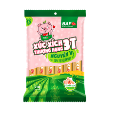 Xúc xích thượng hạng 3T nguyên vị 210g (6x35g)