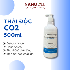 Thải Độc CO2 Chai 500ml Tặng Kèm 35 Miếng Nạ CO2 – Chăm Sóc Da Carbon Therapy