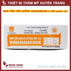 Bơm tiêm INSULIN sử dụng một lần 1ml Vinahankook