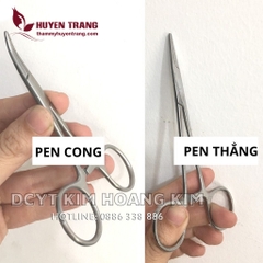 Panh Y Tế 12, 14, 16, 18, 20cm Thẳng / Cong, Có Mấu / Không Mấu, Kéo Cắt Chỉ - Chính Hãng PAKISTAN NANOCEE