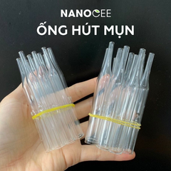 Ống Hút Mụn Tròn Thủy Tinh – Dụng Cụ Hút Mụn Cho Spa