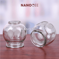 Bộ 16 Cốc Giác Hơi Thủy Tinh Dùng Lửa – Combo Nhiều Size Lớn Cho Spa