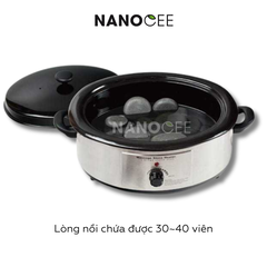 Nồi Hấp Nóng Đá Nóng Massage Spa 750W – Chứa 30–40 Viên Đá