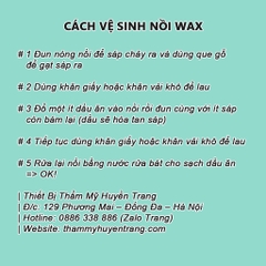 Nồi Nấu Sáp Wax Lông PRO WAX 200 Tặng Kèm Sáp Was Hạt Đậu - Thẩm Mỹ Huyền Trang NANOCEE