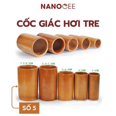 Cốc Giác Hơi Ống Tre – Dụng Cụ Giác Hơi Dưỡng Sinh Cho Spa