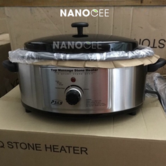 Nồi Hấp Nóng Đá Nóng Massage Spa 750W – Chứa 30–40 Viên Đá