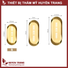 Khay Inox 3 Ngăn Mạ Vàng Trong Bộ Dụng Cụ Spa, Y Tế, Tiêm Filler, Phun Săm, Nối Mi