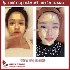 Mặt Nạ Vàng Lá 24K Làm Trắng Da, Giảm Sạm Nám, Trẻ Hóa Da - Thẩm Mỹ Huyền Trang NANOCEE