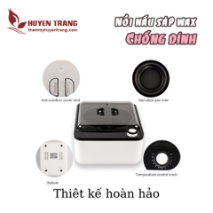 Nồi Nấu Sáp Wax Lông Chống Dính CERAMIC Chuyên Nấu Sáp Wax Lông Hạt Đậu Bảo Hành 6 Tháng - Thẩm Mỹ Huyền Trang NANOCEE